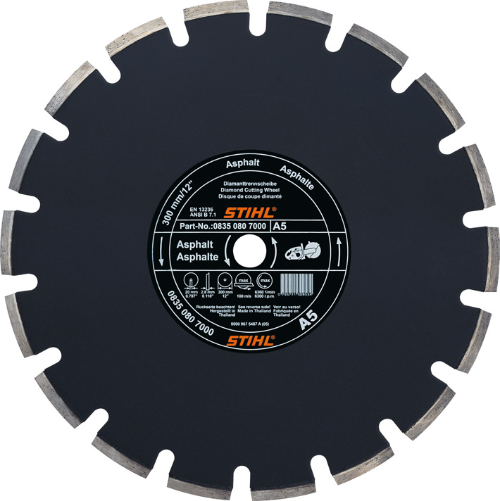 Diamond cutting wheels - Asphalt (A)