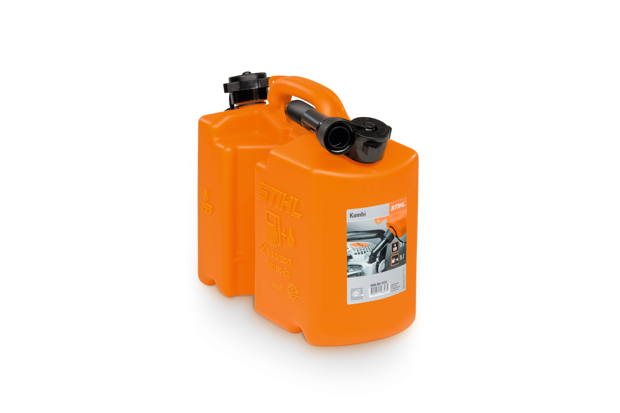 Bidón combinado naranja. Estándar